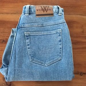 Vintage Westport denim mom jean